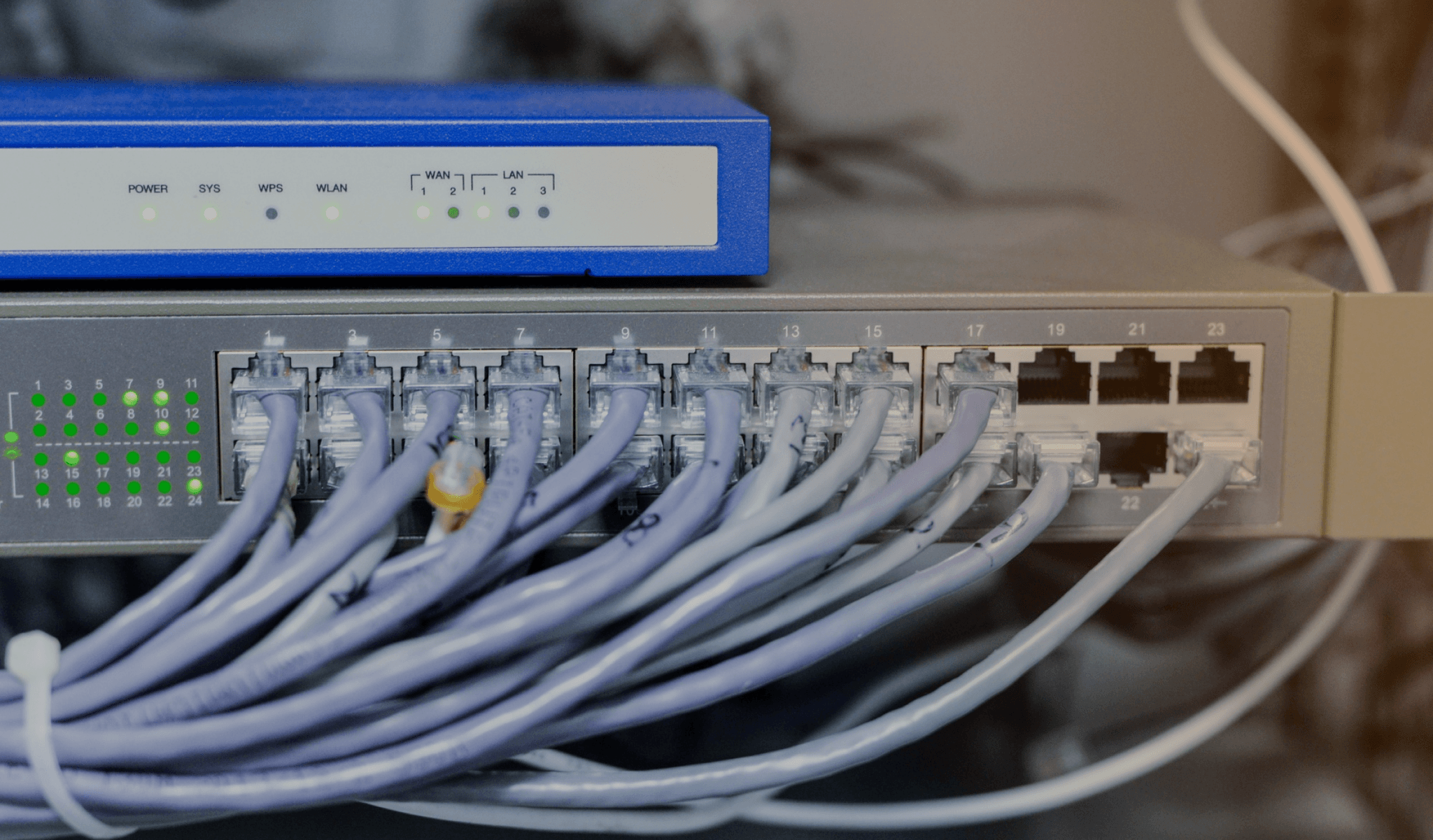 Instalação e configuração de Equipamentos de Rede